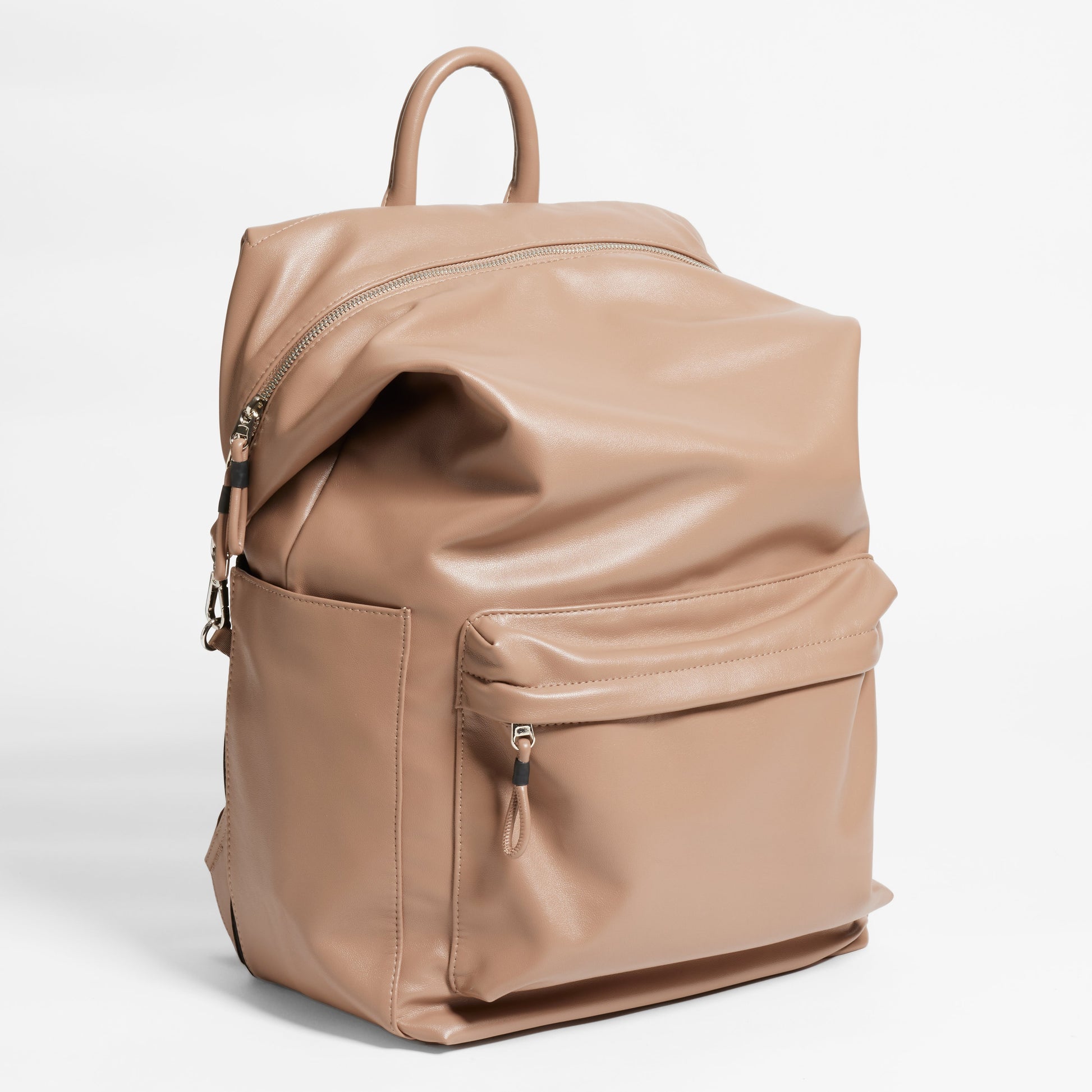 dailylook vegan leather backpack Lone Wanderer two exterior zip Vegan Leather Legacy Backpack
